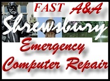 Shrewsbury emergency computer repair, laptop repair